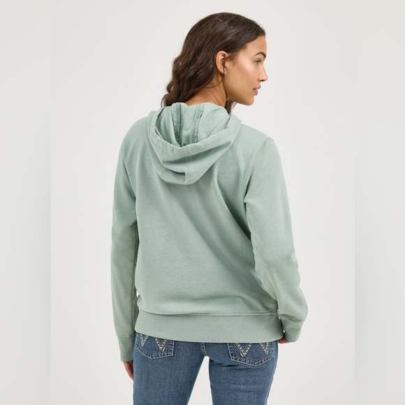 WOMEN'S WRANGLER RETRO® LOGO ARM PULLOVER HOODIE size XXL - Picture 3 of 10